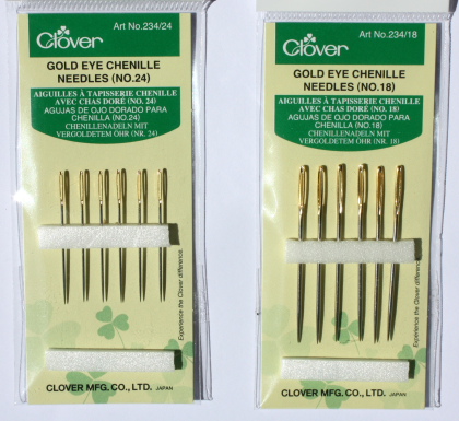 Gold Eye Chenille Needles (size 24) - The Woolen Needle