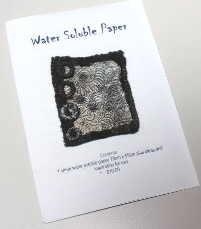Water Soluble Embroidery Paper (pack of 6) - Petra Boase Ltd